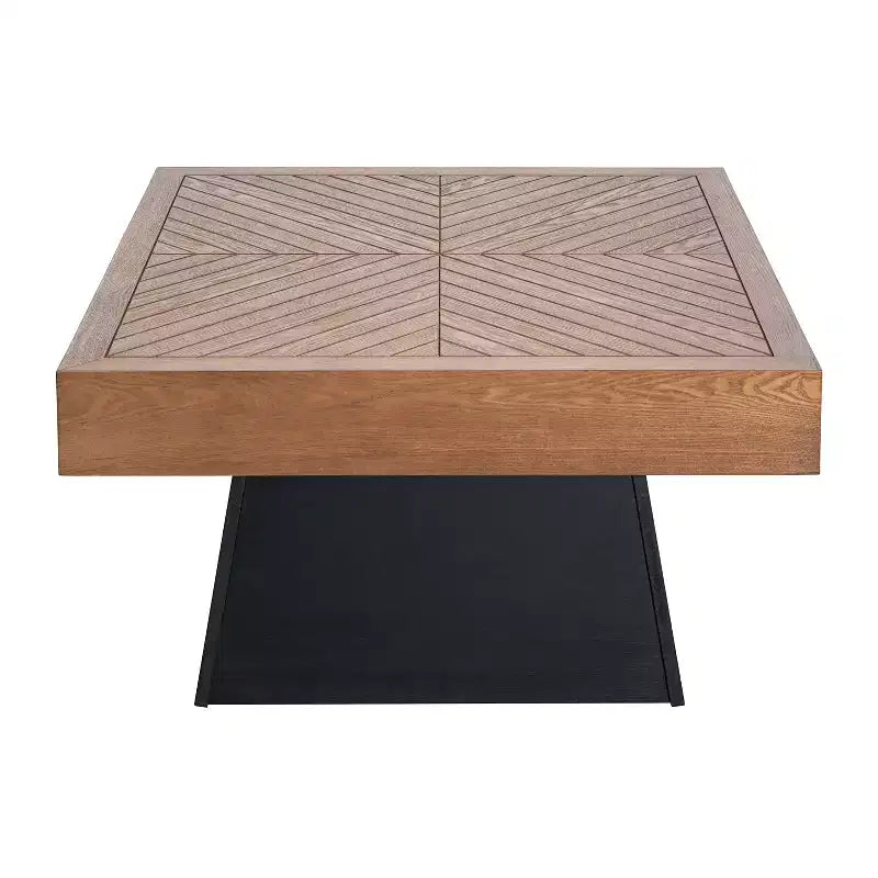 Table basse carrée de style médiéval