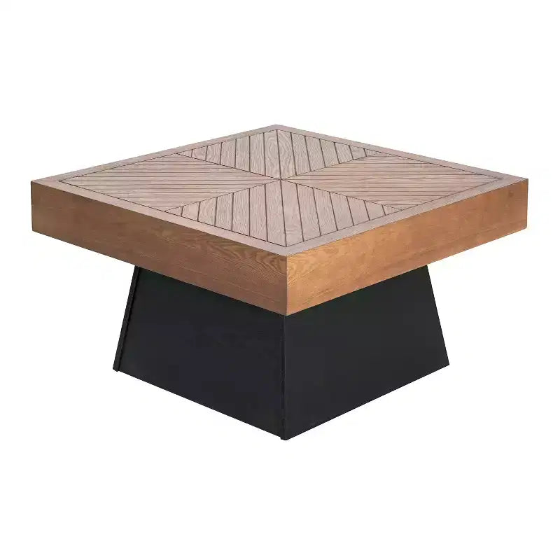Table basse carrée de style médiéval