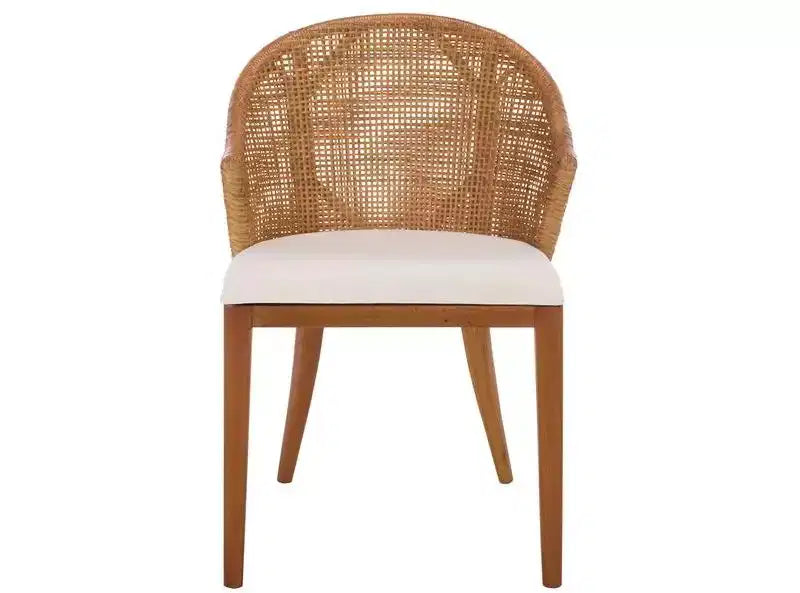 Mura Arm Chair - ACH4903 - Honey/Ivory - Safavieh