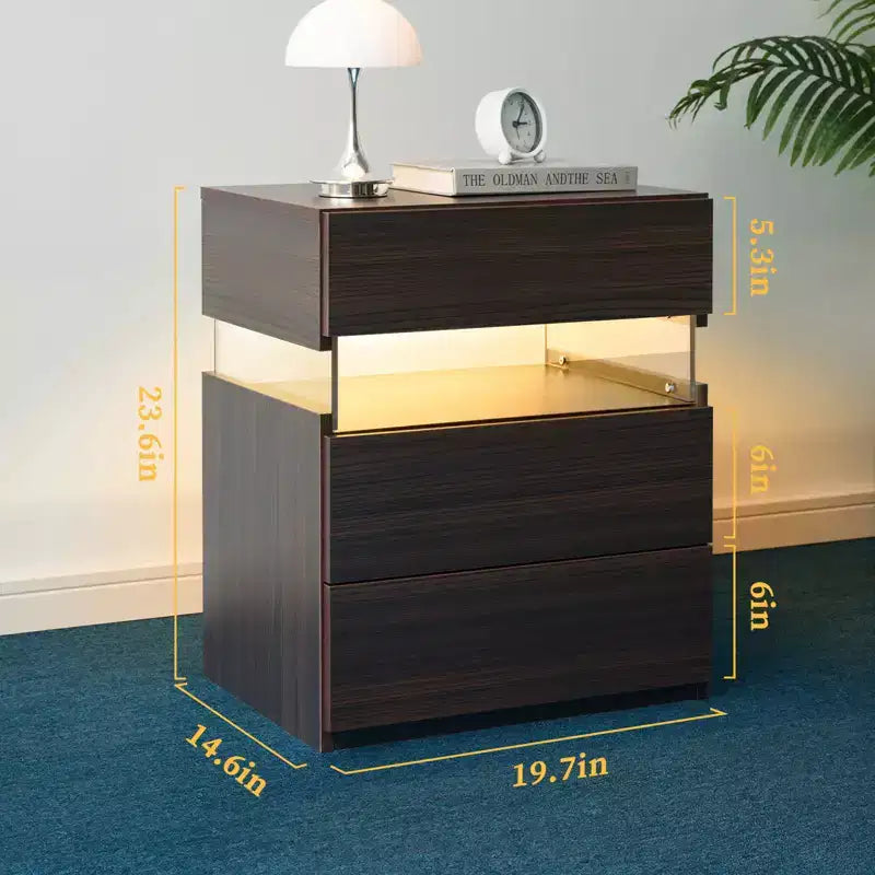 Table de chevet LED moderne