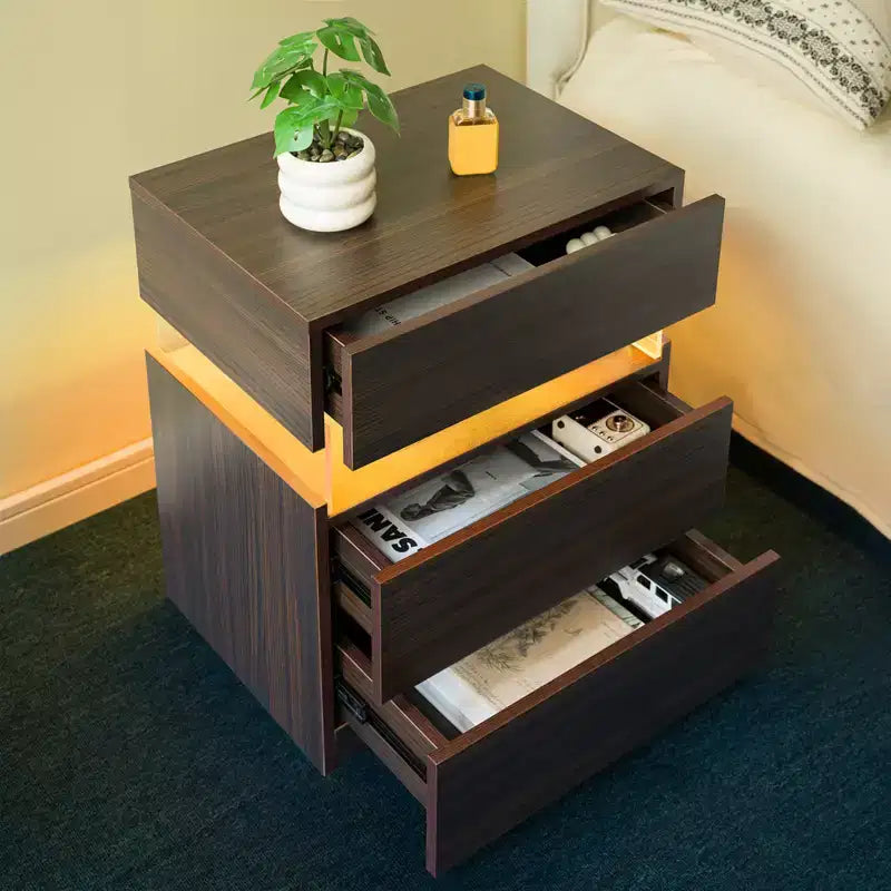 Table de chevet LED moderne