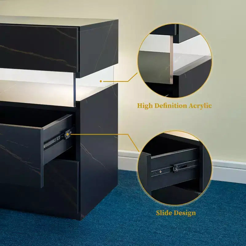 Table de chevet LED moderne