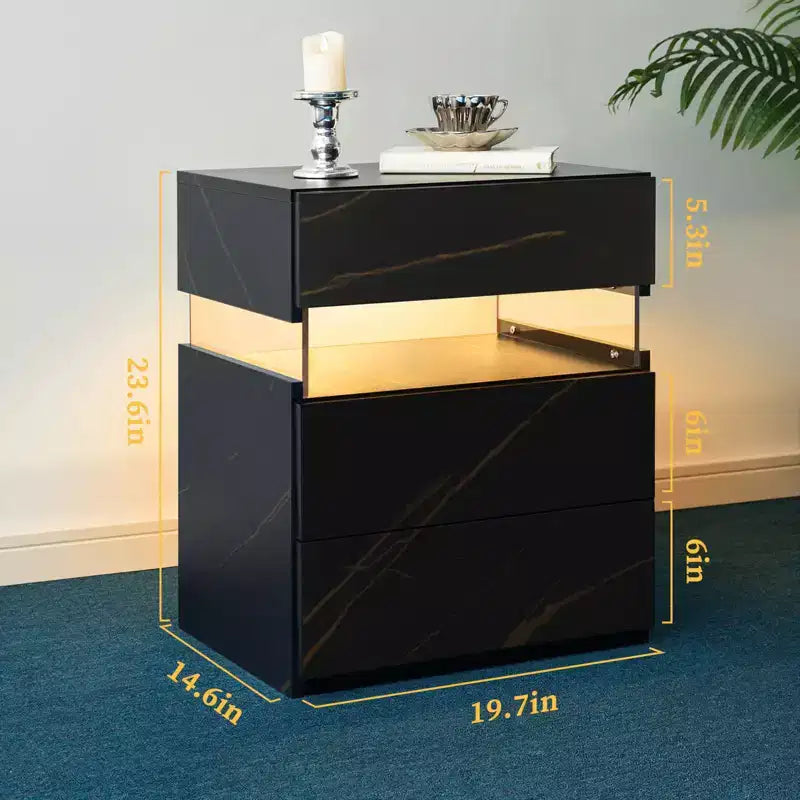 Table de chevet LED moderne