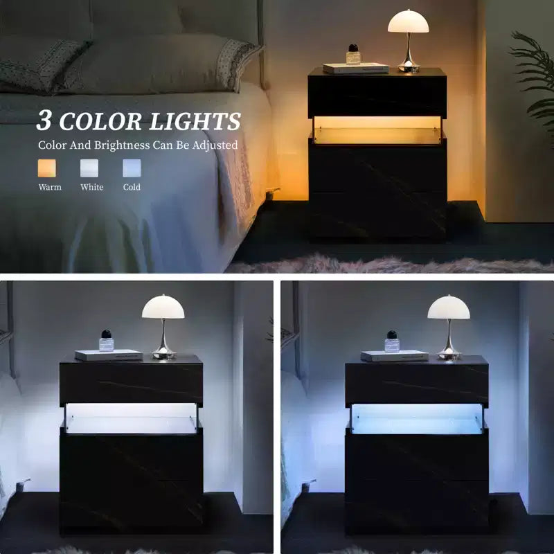 Table de chevet LED moderne