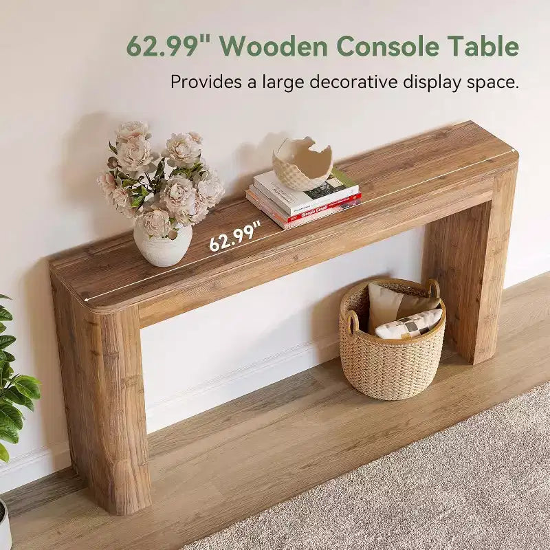 Table de contrôle en bois massif