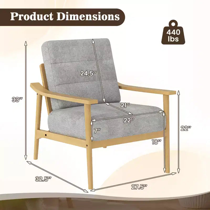 Dossier inclinable et assise large