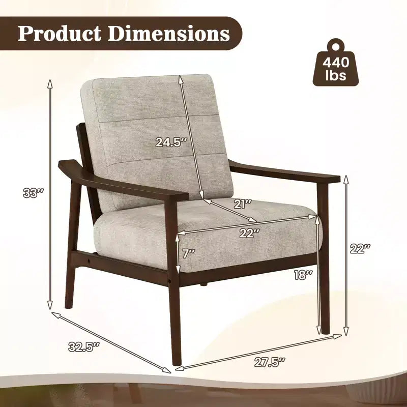 Dossier inclinable et assise large