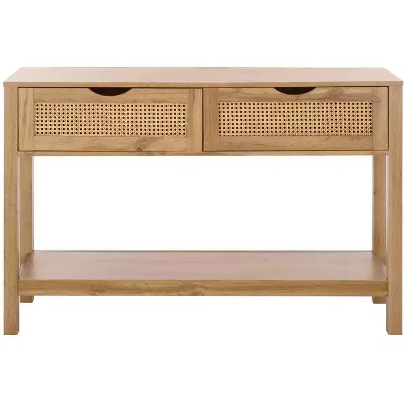 Seeley 2 Drawer Console Table - CNS3100A - Oak - Safavieh