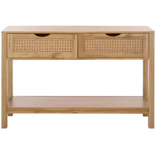 Seeley 2 Drawer Console Table - CNS3100A - Oak - Safavieh