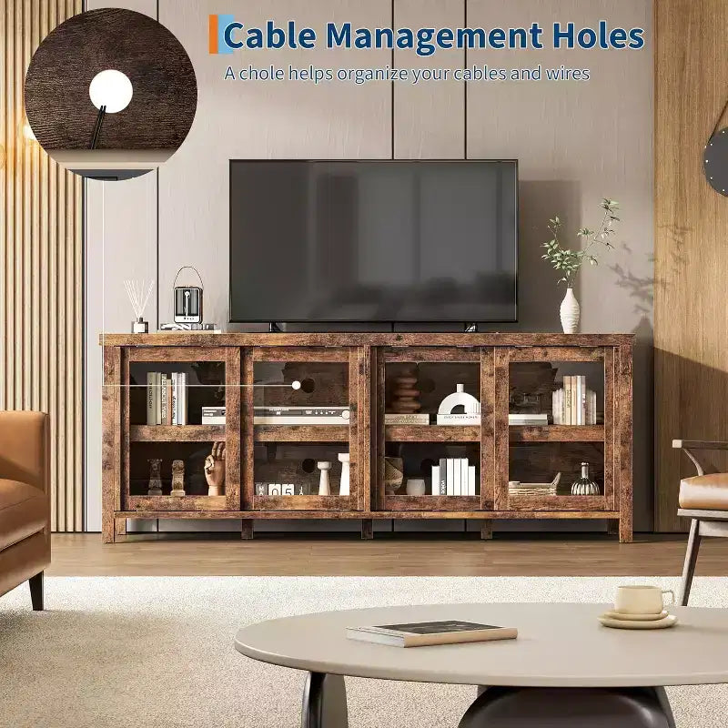 Meuble TV moderne de style médiéval