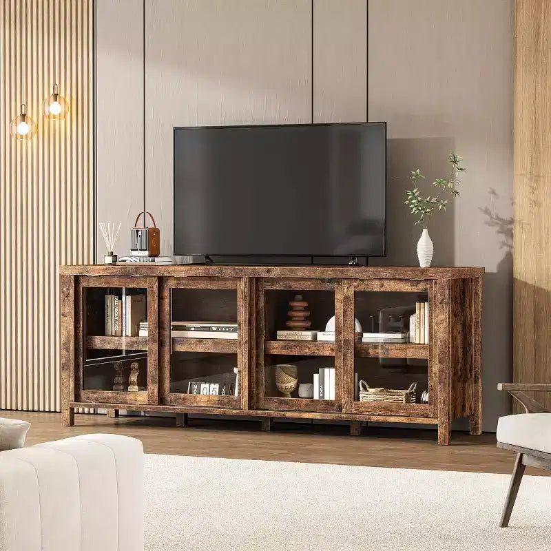 Meuble TV moderne de style médiéval