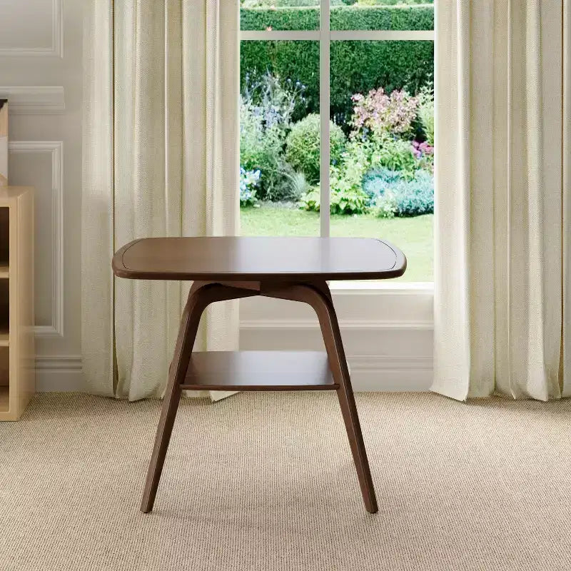 Table de salle à manger moderne en hévéa