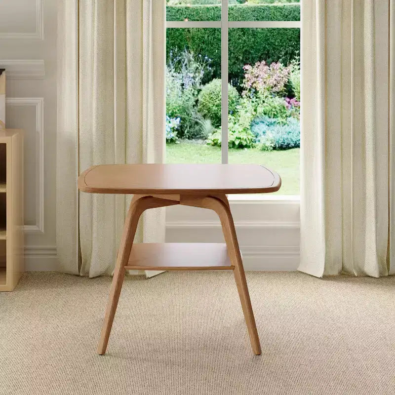 Table de salle à manger moderne en hévéa