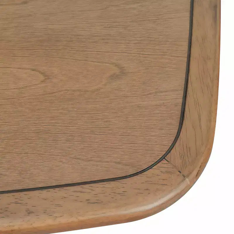 Table de salle à manger moderne en hévéa