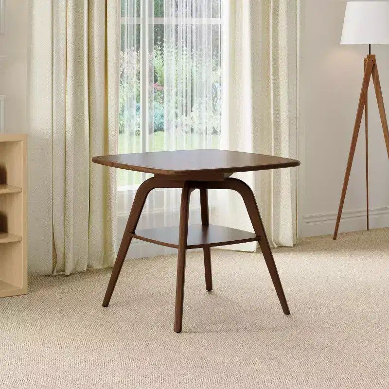 Table de salle à manger moderne en hévéa