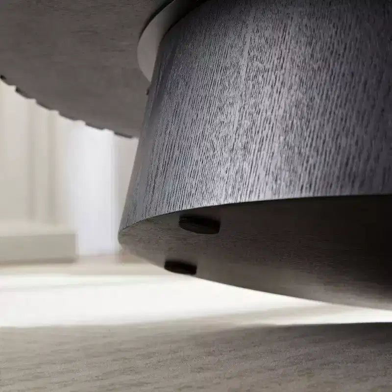 Table basse ovale contemporaine en forme de tambour