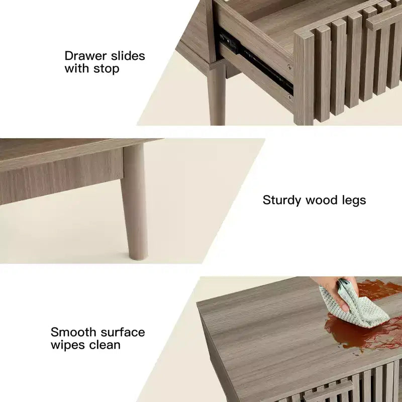 Table basse de style rustique