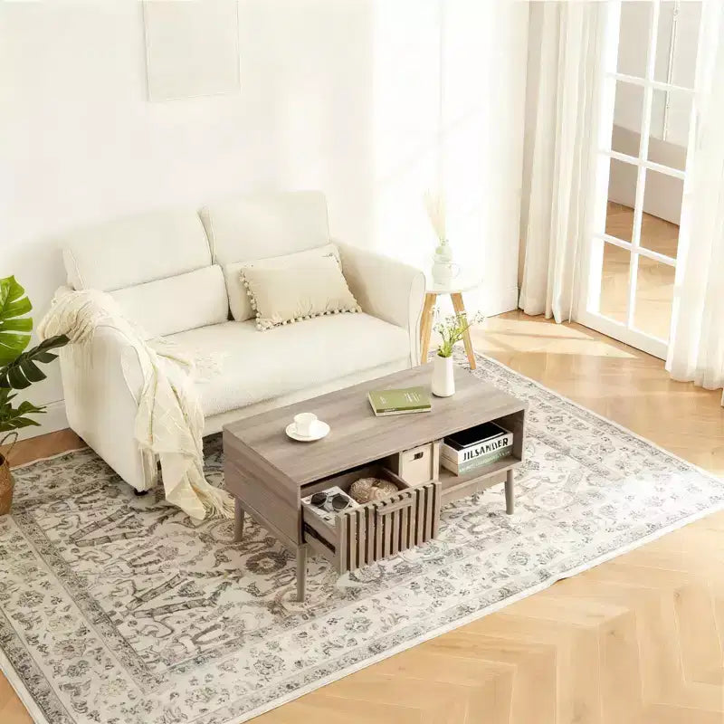 Table basse de style rustique