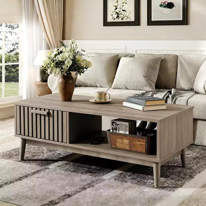 Table basse de style rustique