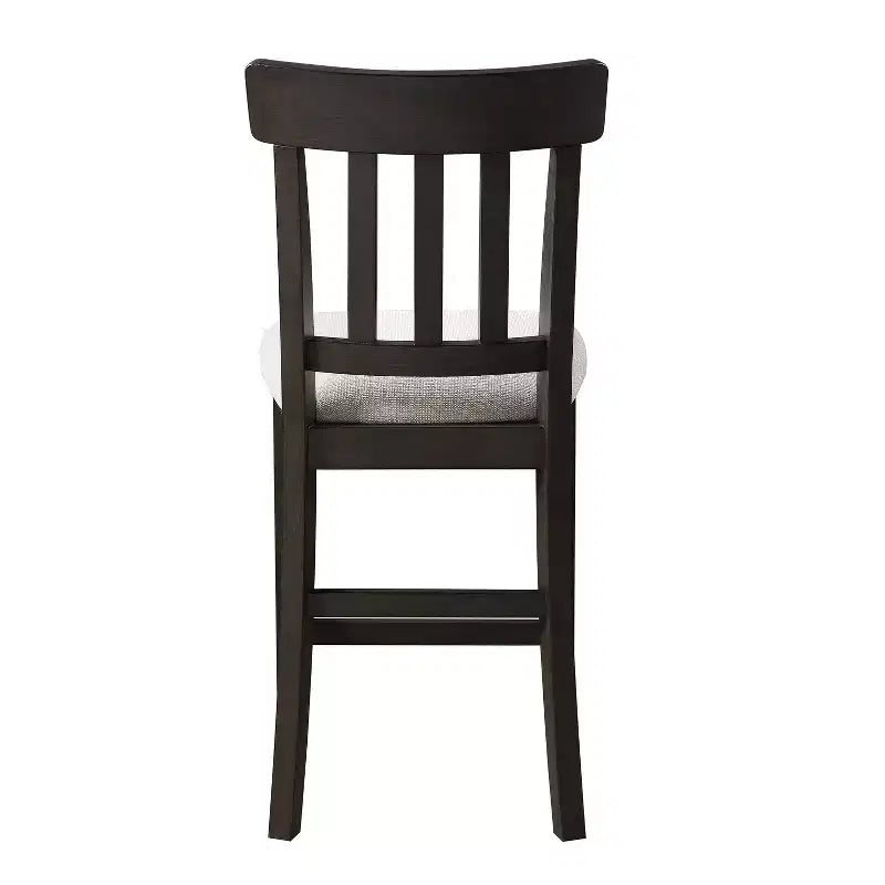 Tabourets de bar rembourrés avec cadres en bois d'hévéa, style rustique