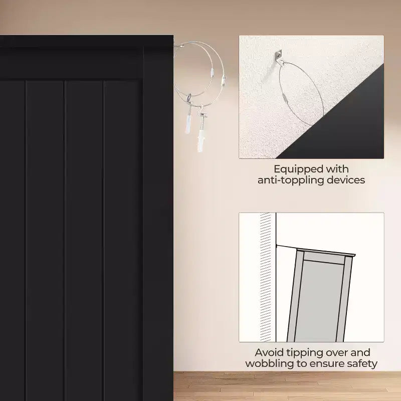 Meuble de rangement de salle de bain avec porte coulissante, meuble bas