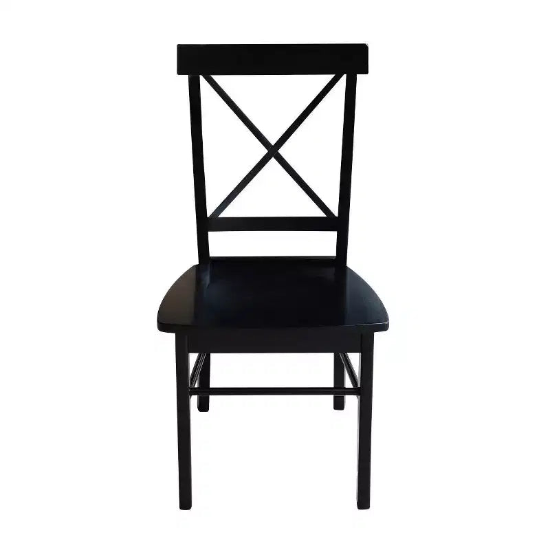 Ensemble de chaises à dossier en bois massif