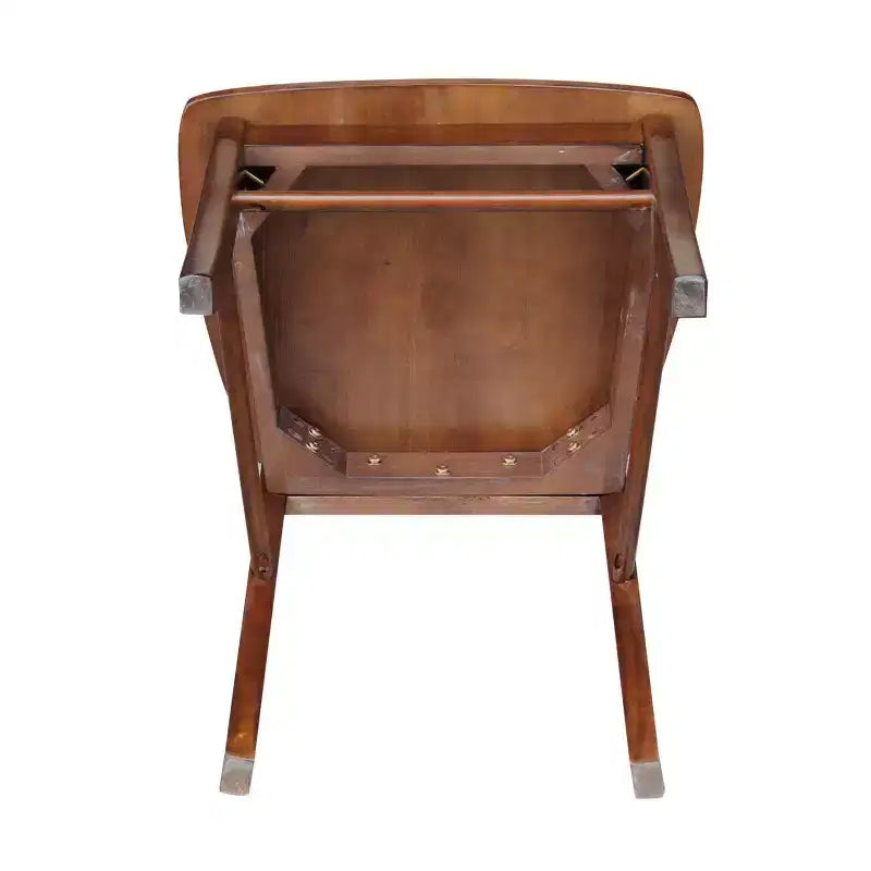 Ensemble de chaises à dossier en bois massif