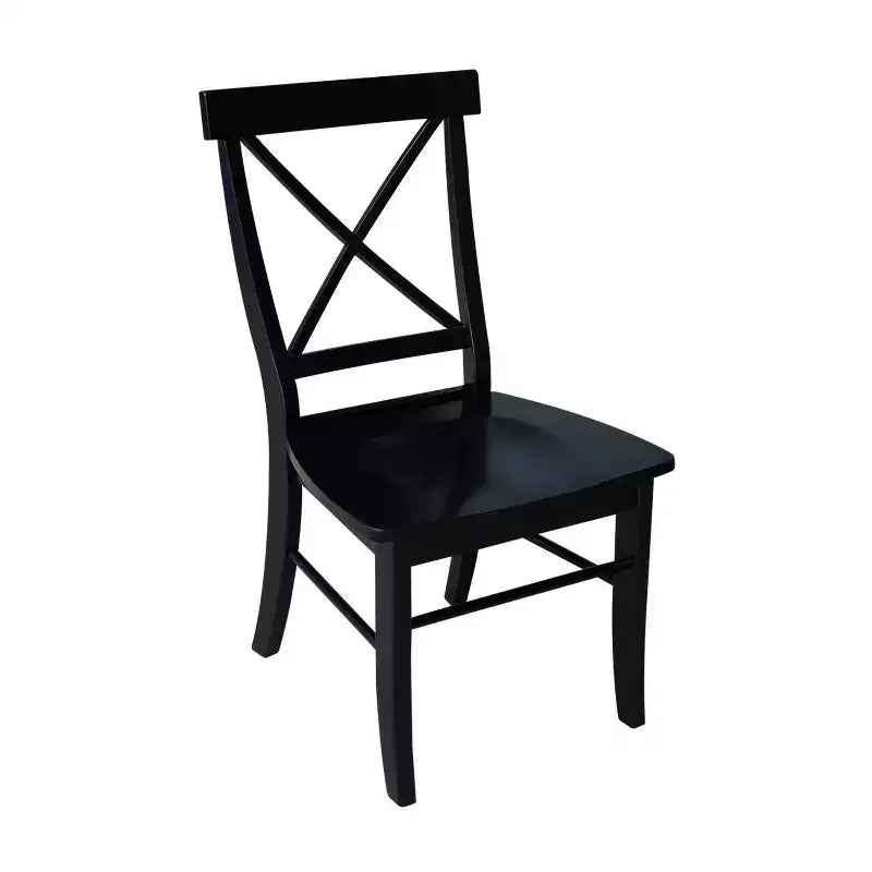 Ensemble de chaises à dossier en bois massif