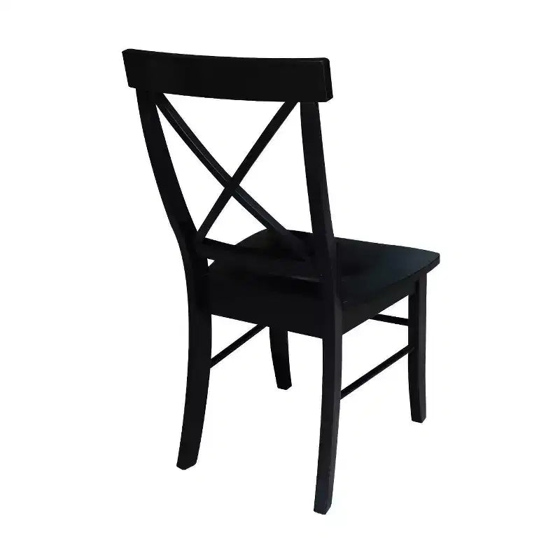 Ensemble de chaises à dossier en bois massif